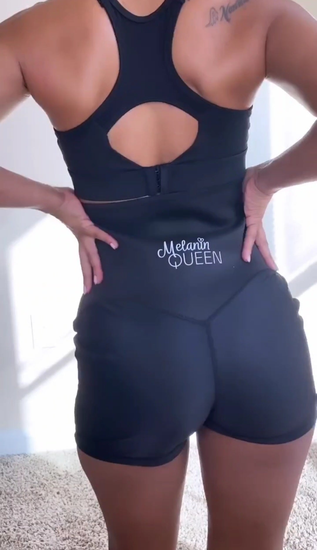 High Waisted Sauna Corset Shorts