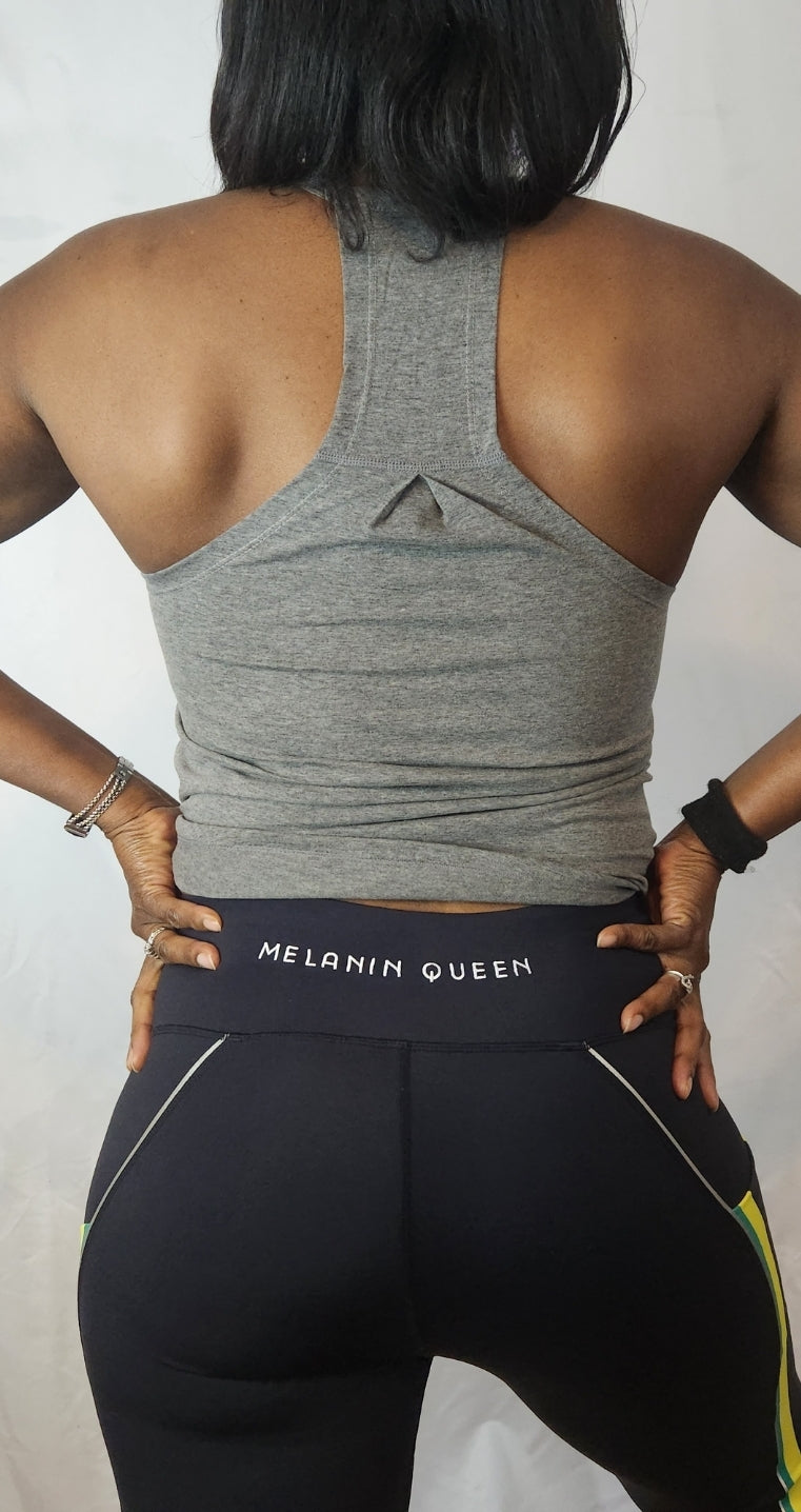 Melanin Queen Racer Tank Top
